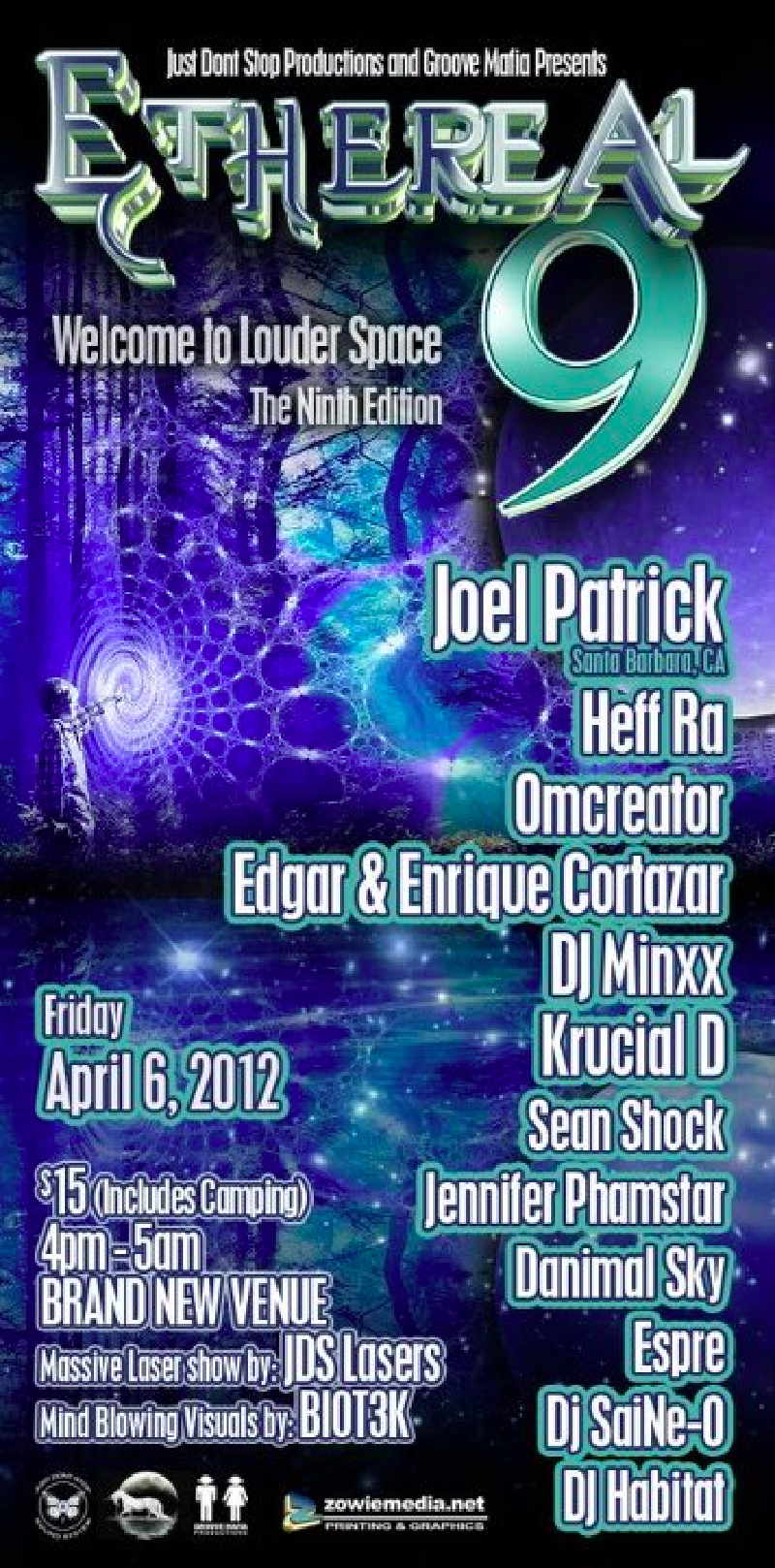 Ethereal 9 - Welcome to Louder Space Flyer April 6, 2012
